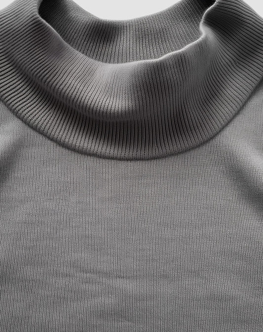 Ribbed Turtleneck Top