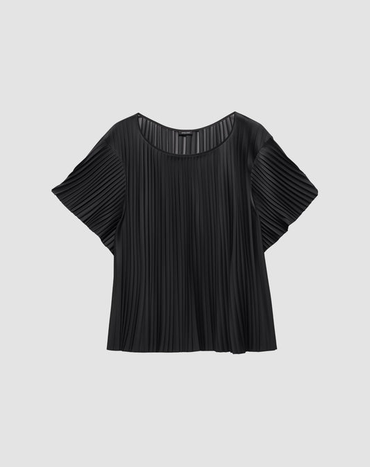 Accordion Pleat Blouse