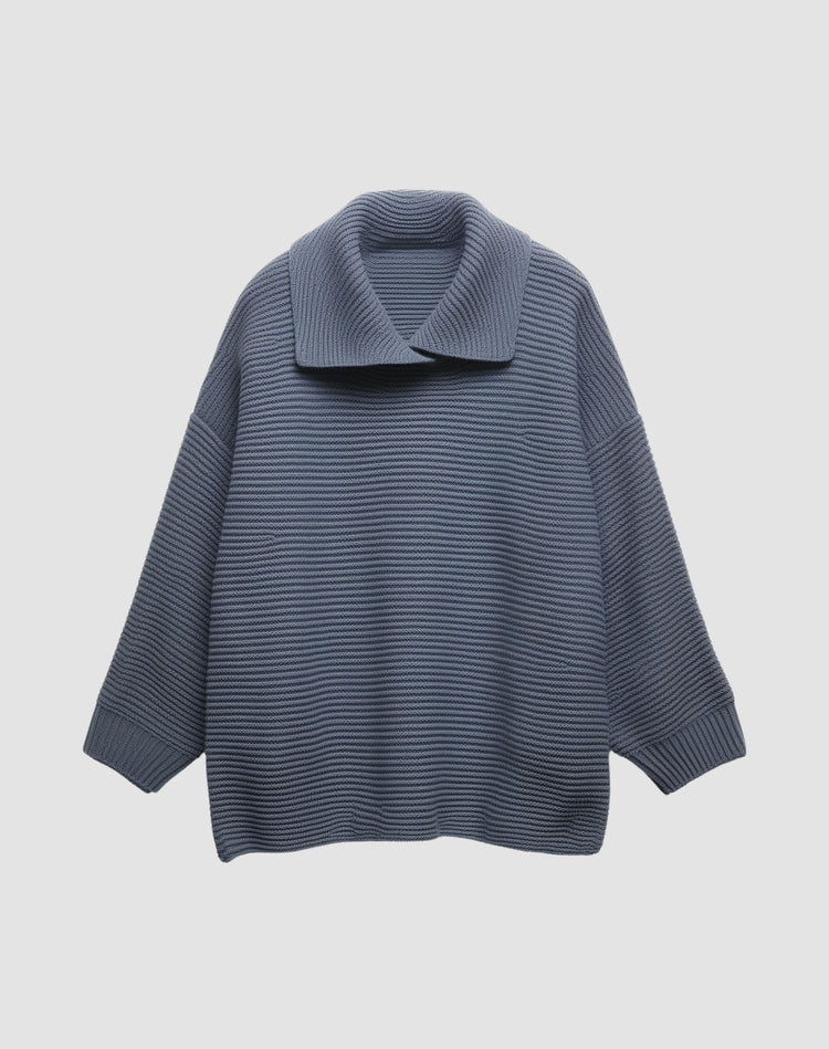 Ribbed Knit Pullover