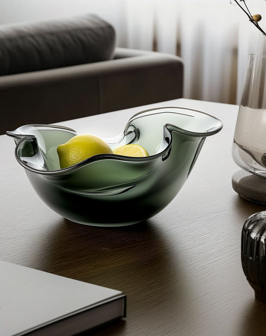 Contemporary Emerald Bowl